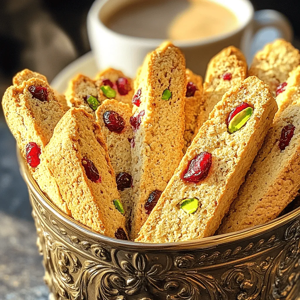 Cranberry Pistachio Biscotti Delightful Homemade Treat