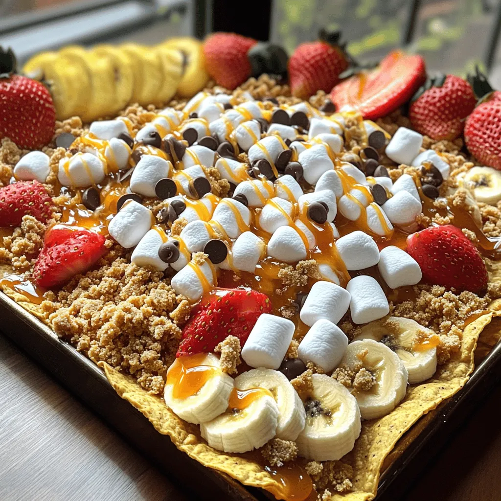 S’mores Dessert Nachos Tasty and Fun Treat Idea