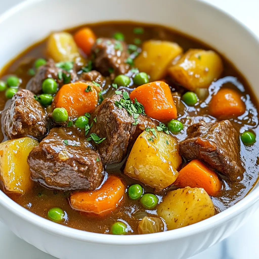 Homemade Beef Stew Comforting and Hearty Recipe
