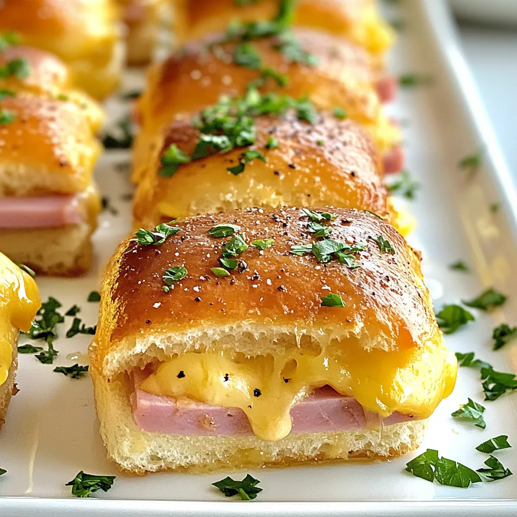 Ham and Cheese Sliders Flavorful and Easy Recipe