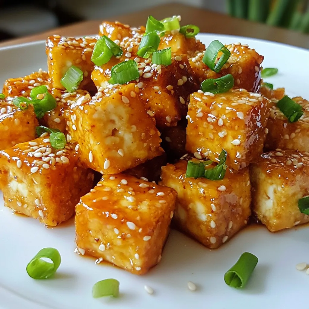 Crispy Honey Garlic Tofu Easy Flavorful Recipe