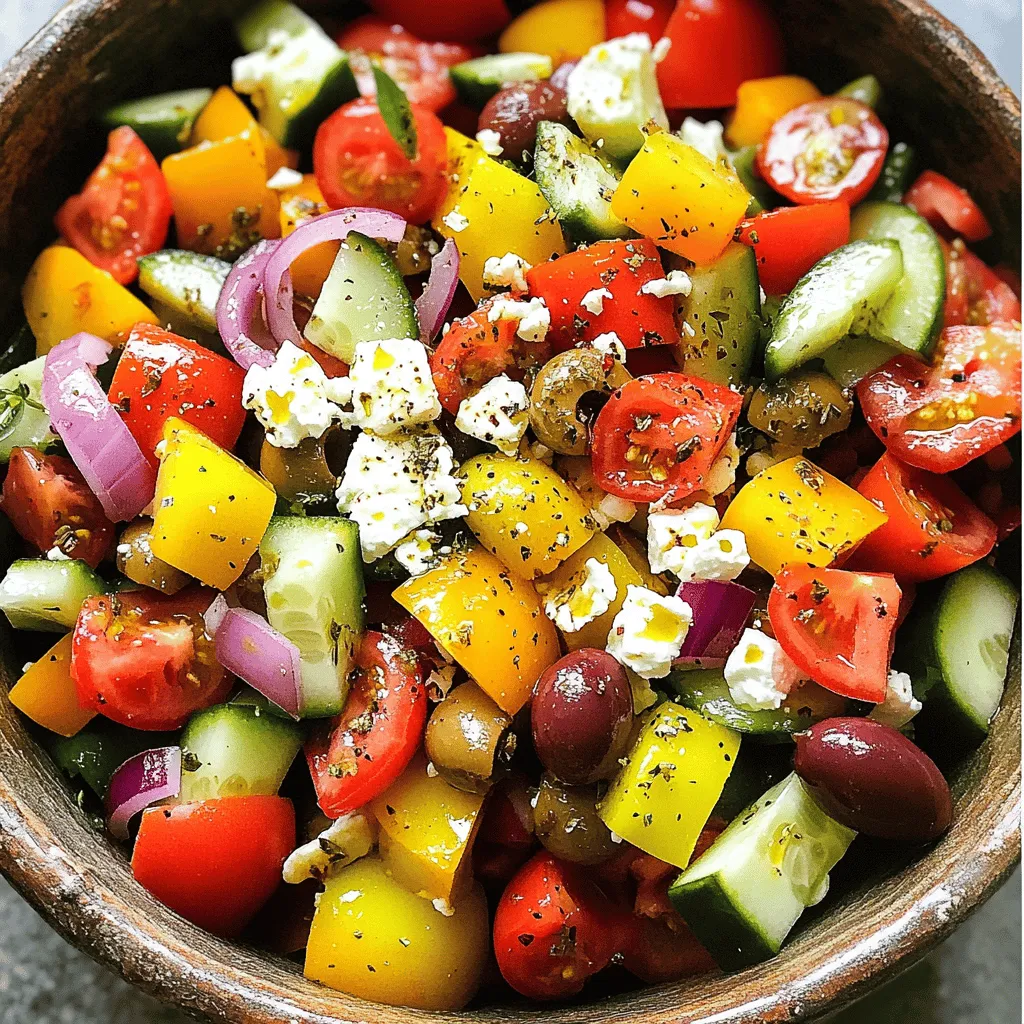 Classic Greek Salad Fresh and Flavorful Nourishment