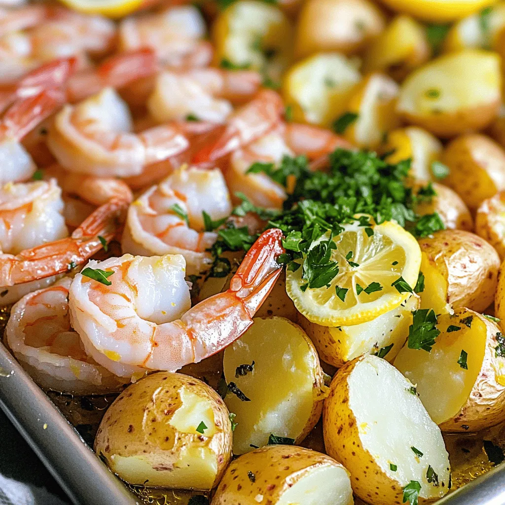 Sheet Pan Lemon Herb Shrimp Potatoes Delight Recipe