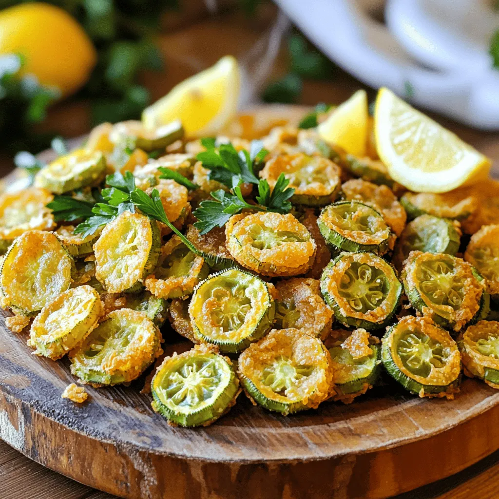 Classic Southern Fried Okra Crispy and Flavorful Dish