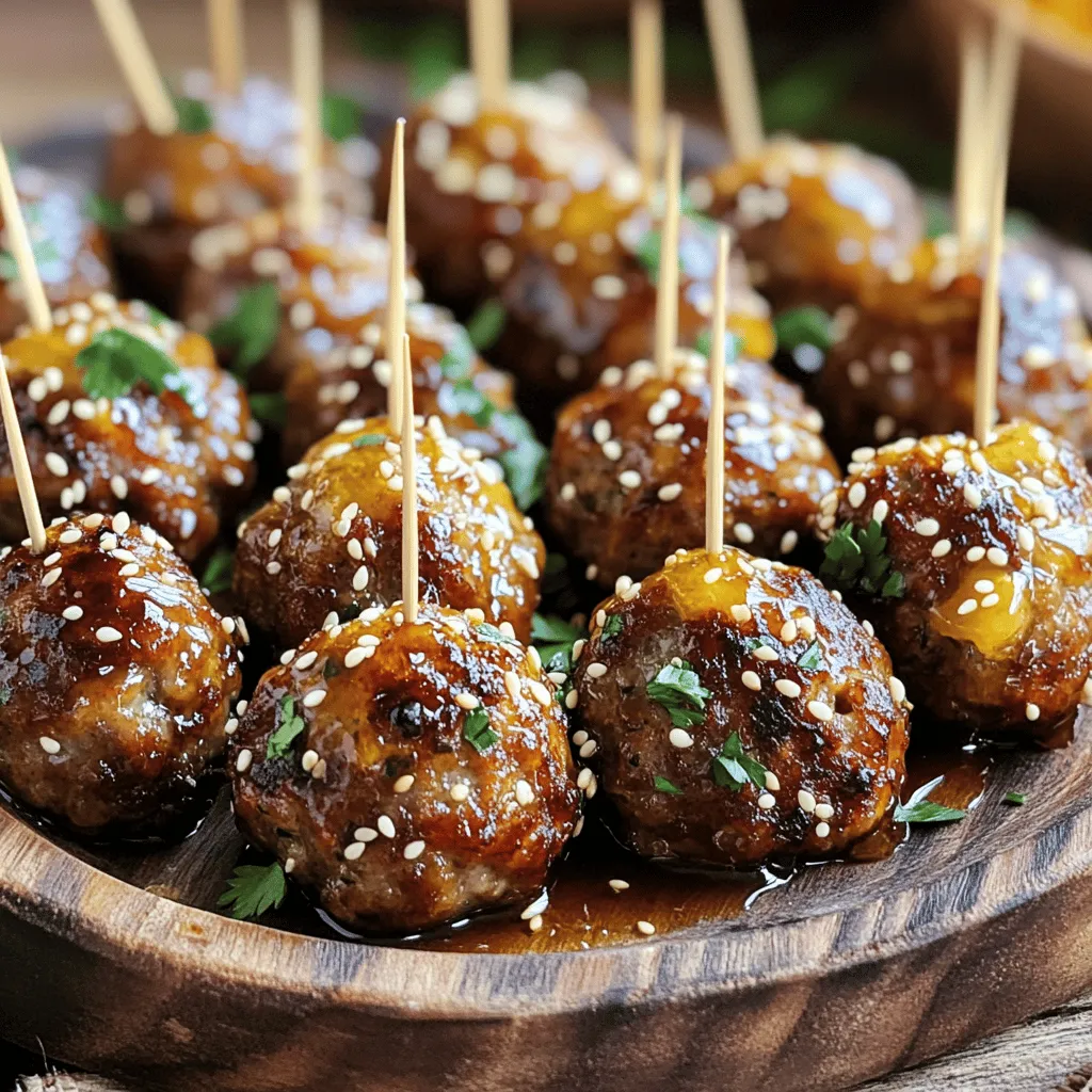 Honey Garlic Meatballs Flavorful and Easy Recipe