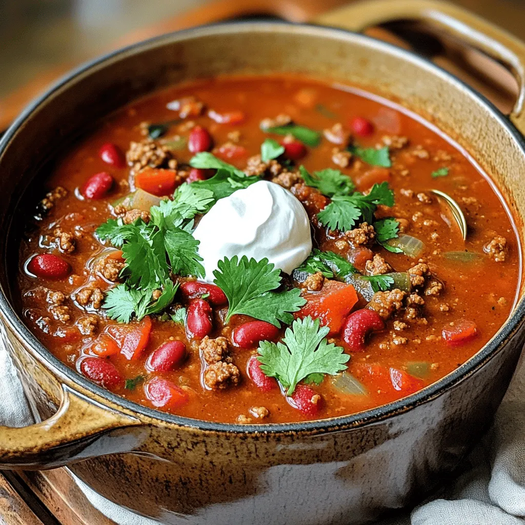 Easy Beef Chili Flavorful and Quick Weeknight Meal