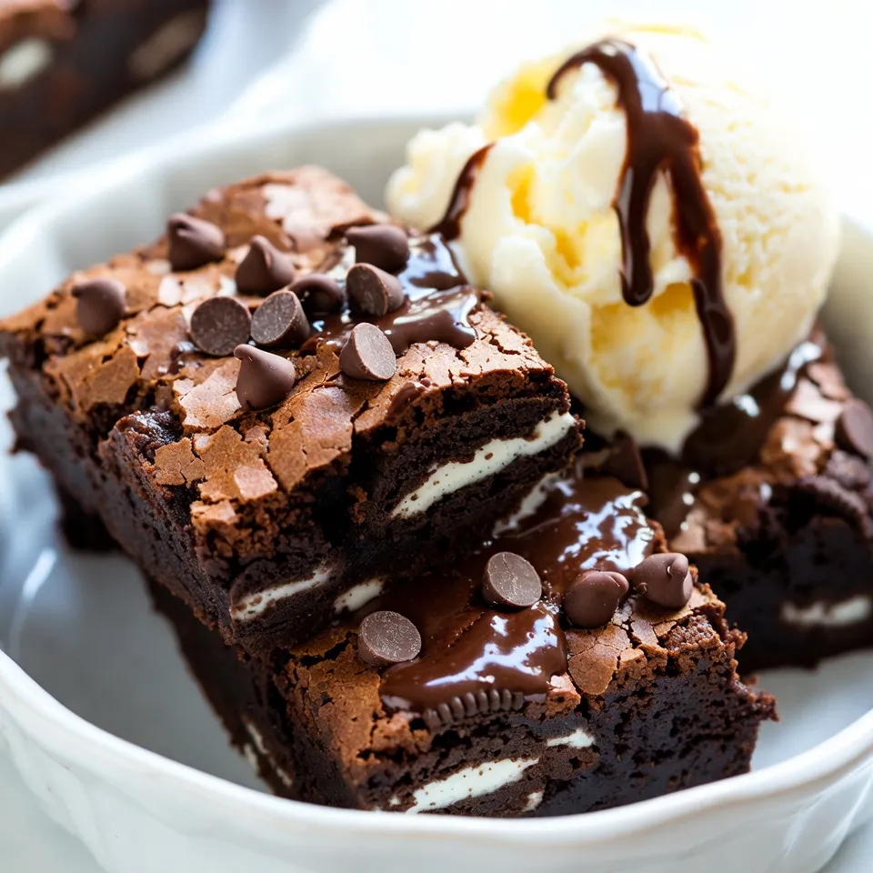 Irresistible Oreo Stuffed Brownies Easy Dessert Recipe