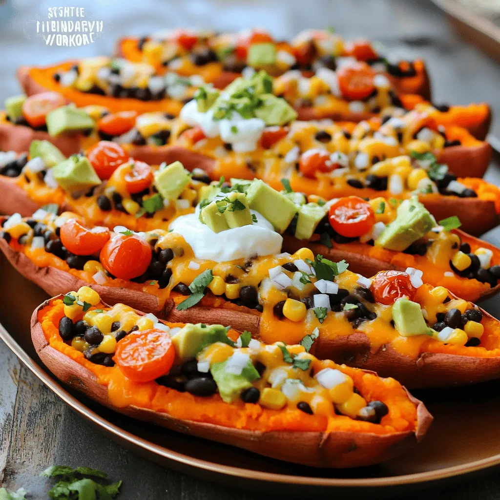 Loaded Sweet Potato Skins Flavorful and Nutritious Treat