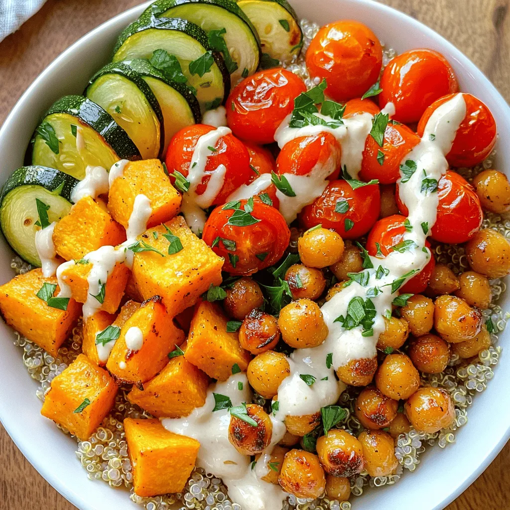 Roasted Veggie Buddha Bowl Flavorful and Healthy Dish