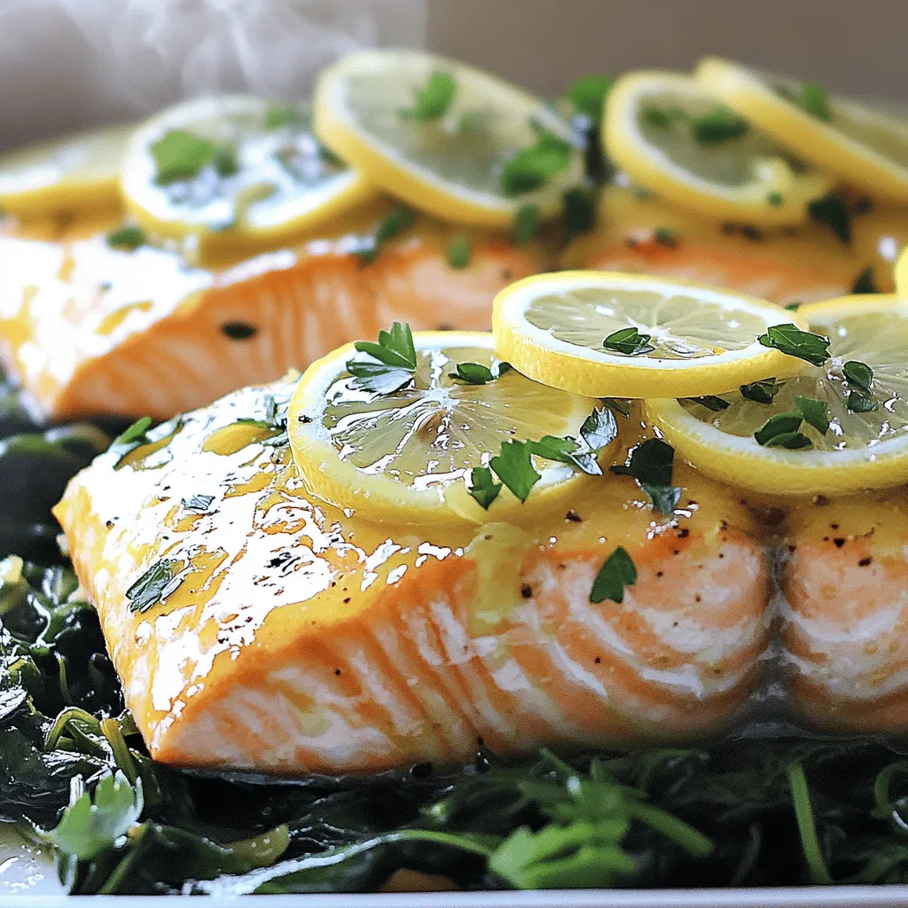 Quick Lemon Garlic Salmon Healthy and Simple Recipe
