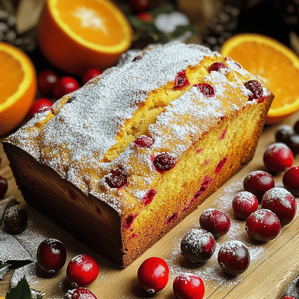 Cranberry Orange Bread Moist and Flavorful Delight