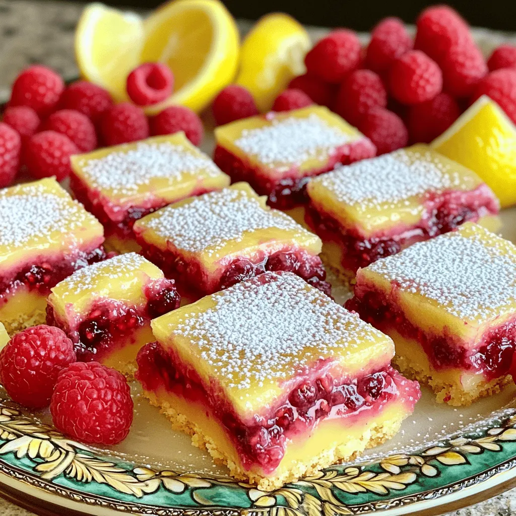 Raspberry Lemonade Bars Refreshing Sweet Summer Treat