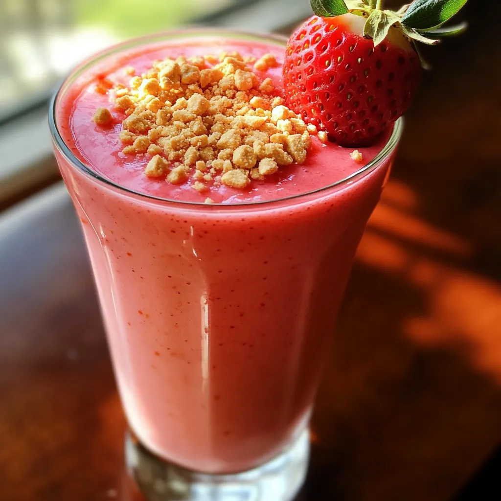 Strawberry Cheesecake Smoothie Tasty and Easy Recipe