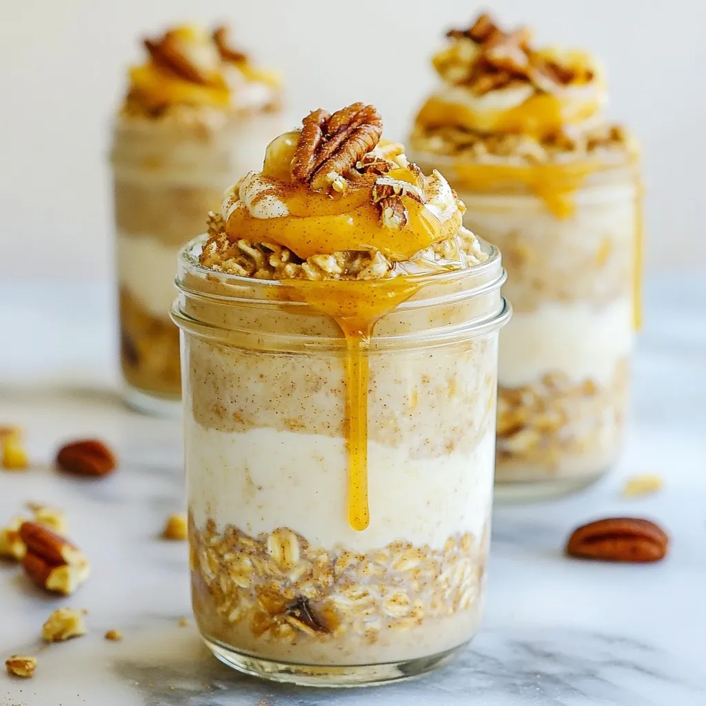 Cinnamon Roll Overnight Oats Easy and Tasty Recipe