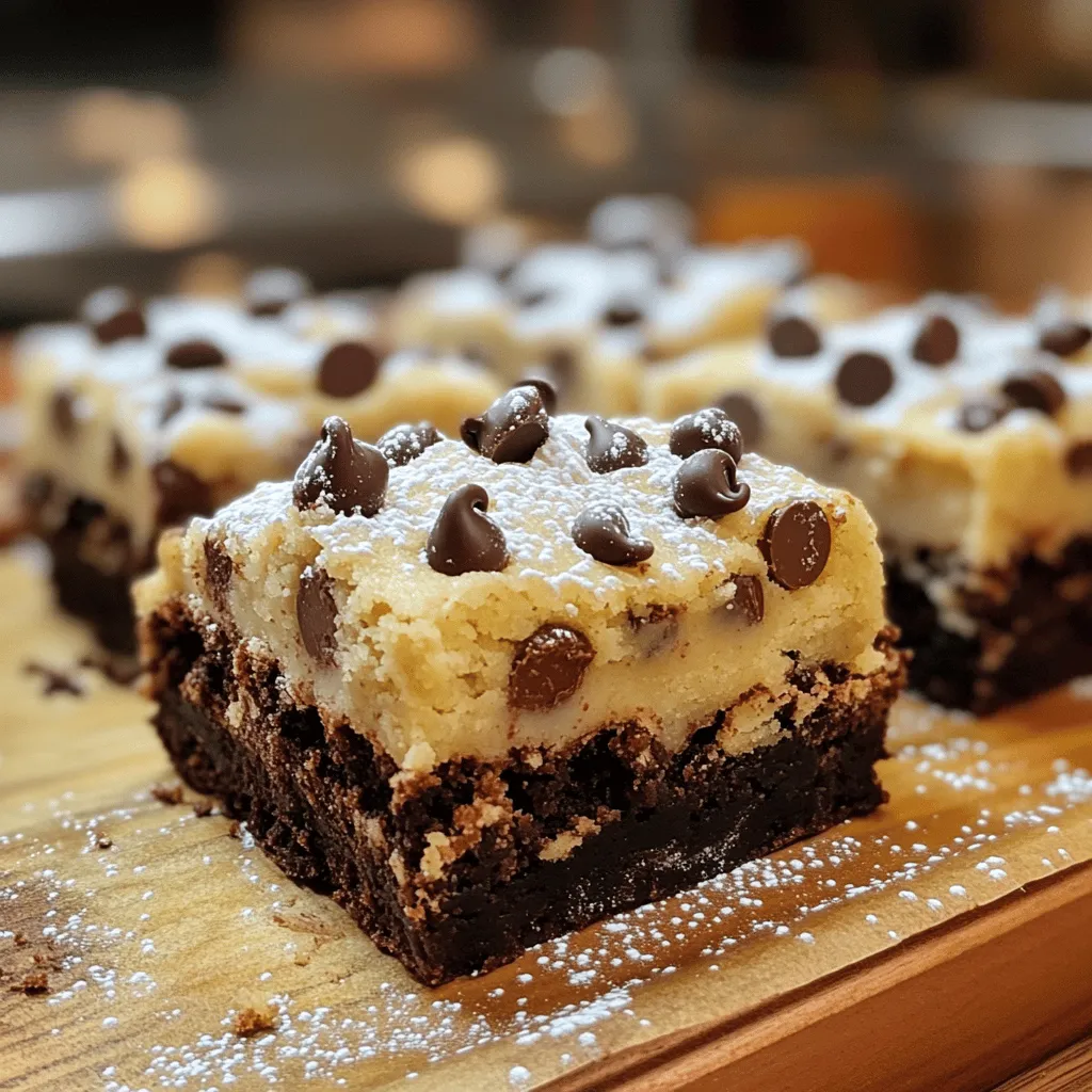 To make the rich brownie base, gather these main ingredients: