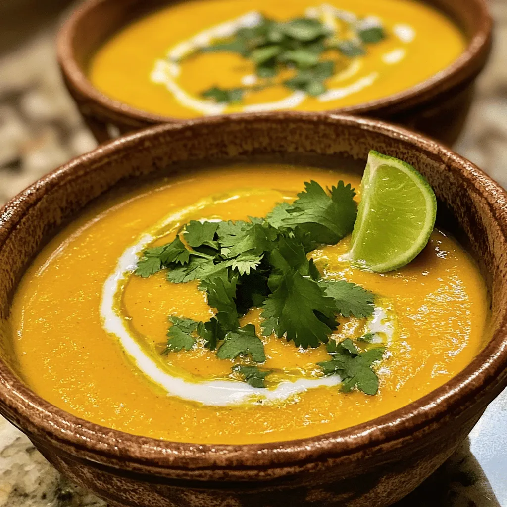 Coconut Curry Butternut Squash Soup Tasty Delight