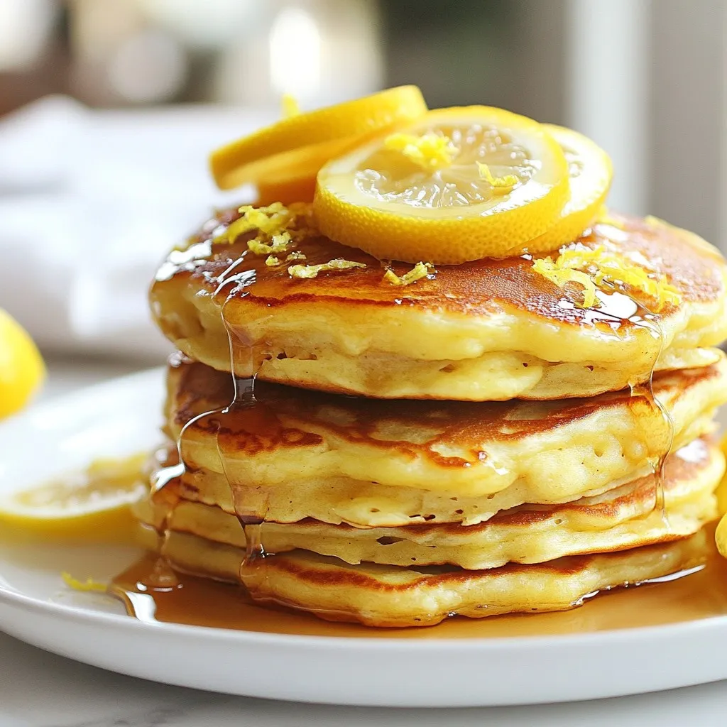 Lemon Ricotta Pancakes Fluffy and Flavorful Treat