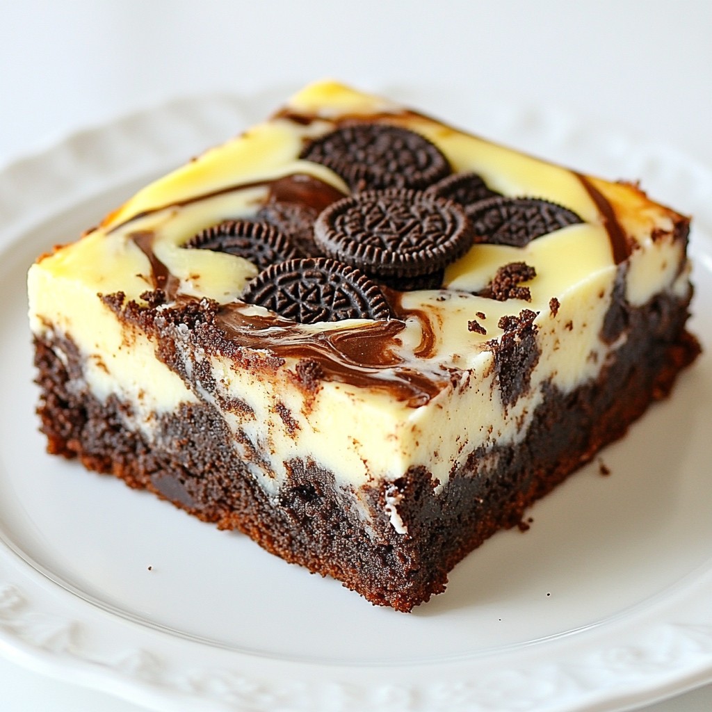 Oreo Cheesecake Brownies Irresistible Treat to Try