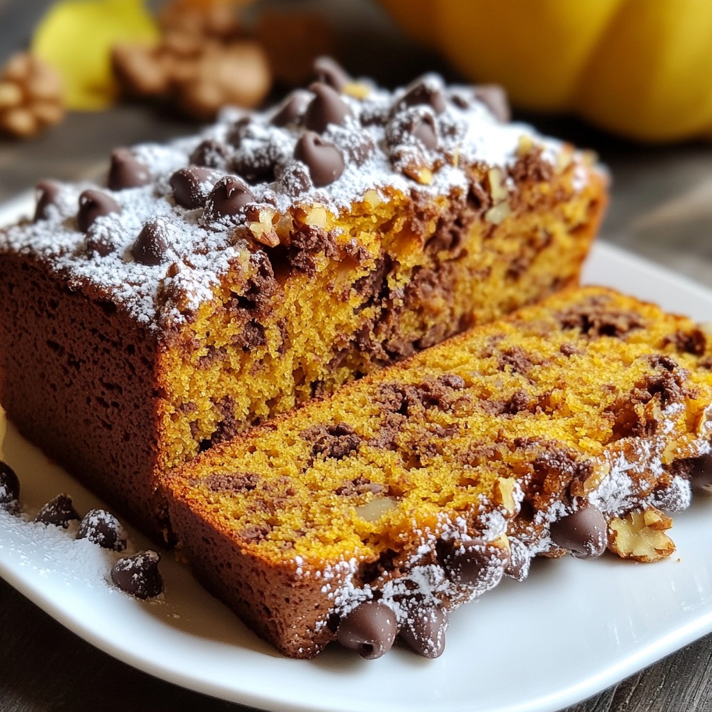 Chocolate Chip Pumpkin Bread Flavorful and Easy Recipe