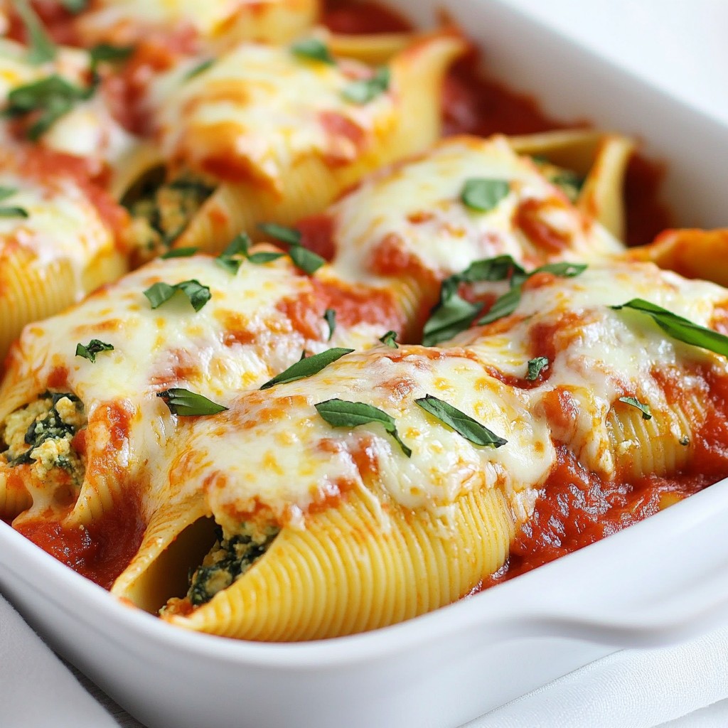 Spinach Ricotta Stuffed Shells Flavorful Dinner Idea