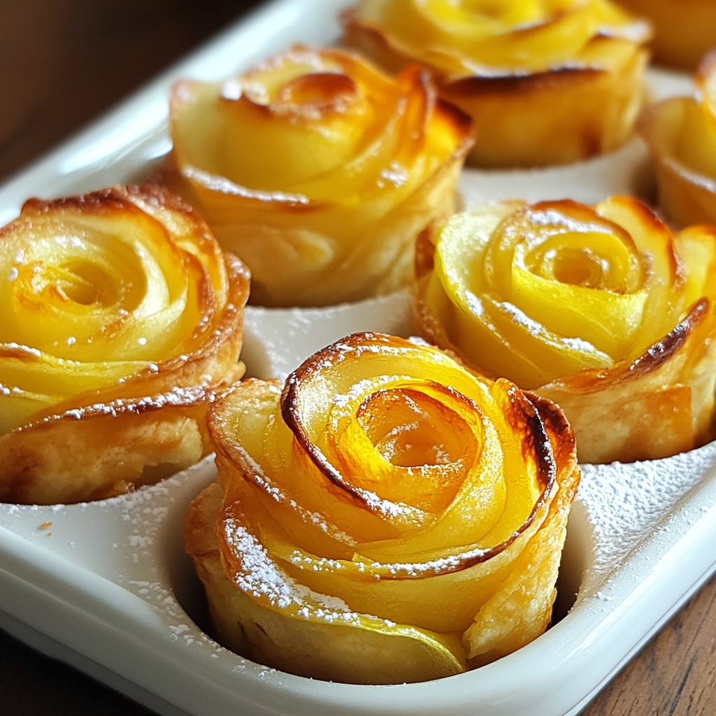 Puff Pastry Apple Roses Irresistible and Easy Treat