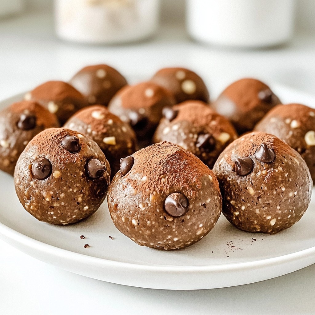 Chocolate Peanut Butter Energy Balls for Quick Fuel