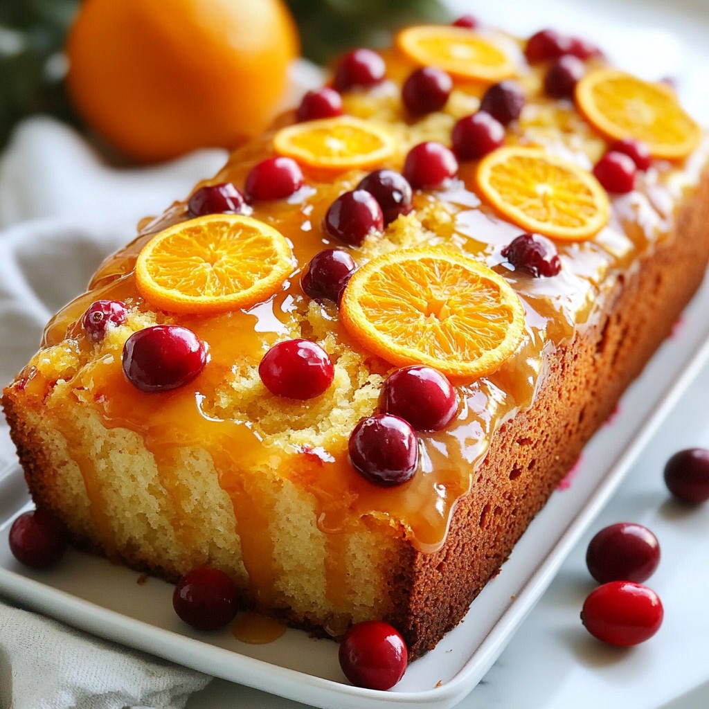 Orange Glazed Cranberry Bread Irresistible Recipe