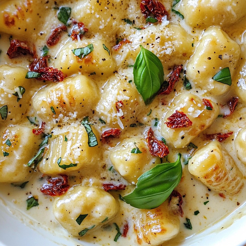 Creamy Sun-Dried Tomato Gnocchi Flavorful Weeknight Dish