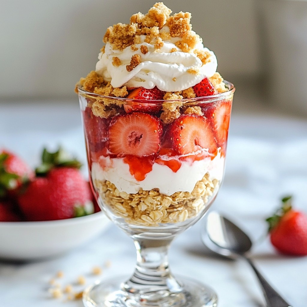 Strawberry Shortcake Overnight Oats Simple and Tasty