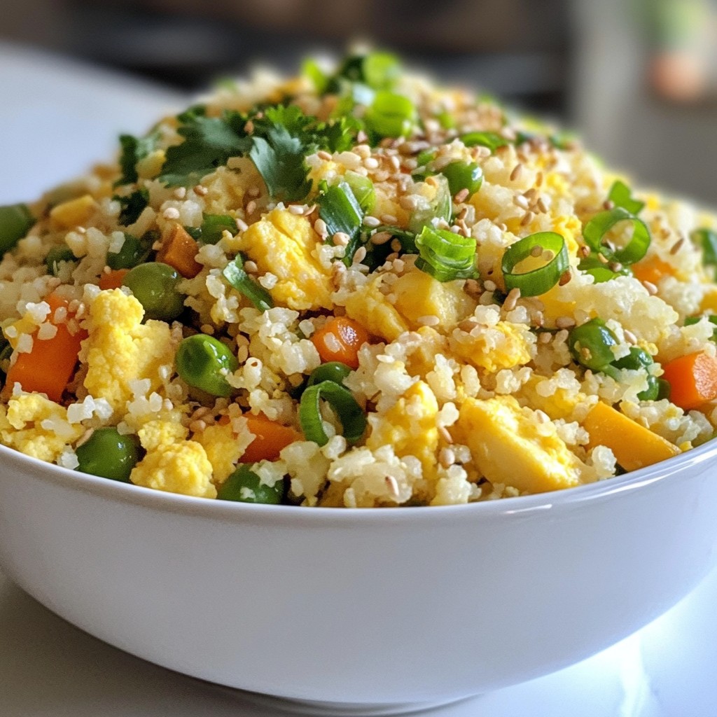 Cauliflower Fried Rice Fresh and Flavorful Meal