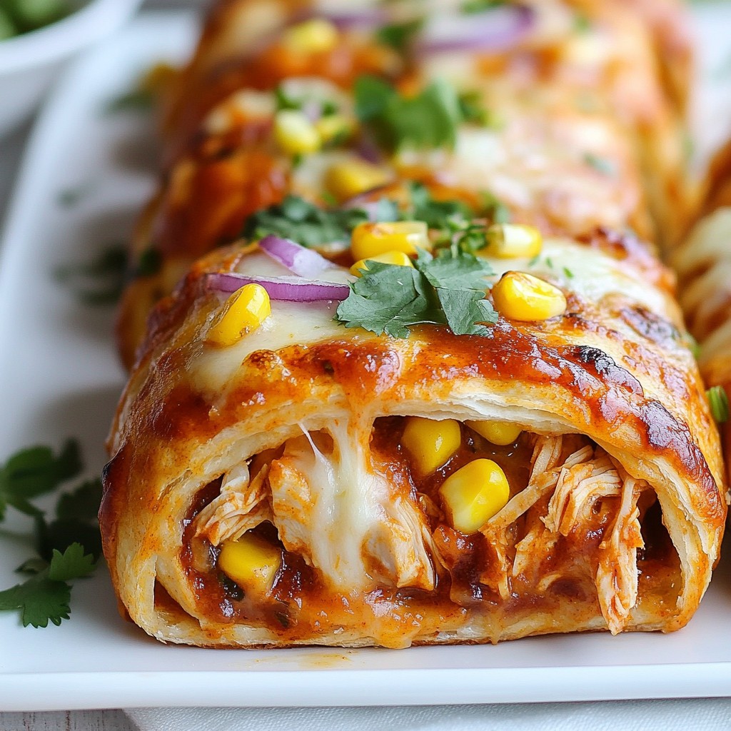 BBQ Chicken Pizza Roll-Ups Quick and Tasty Recipe
