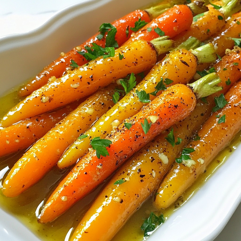 Honey Garlic Roasted Carrots Simple Flavorful Recipe