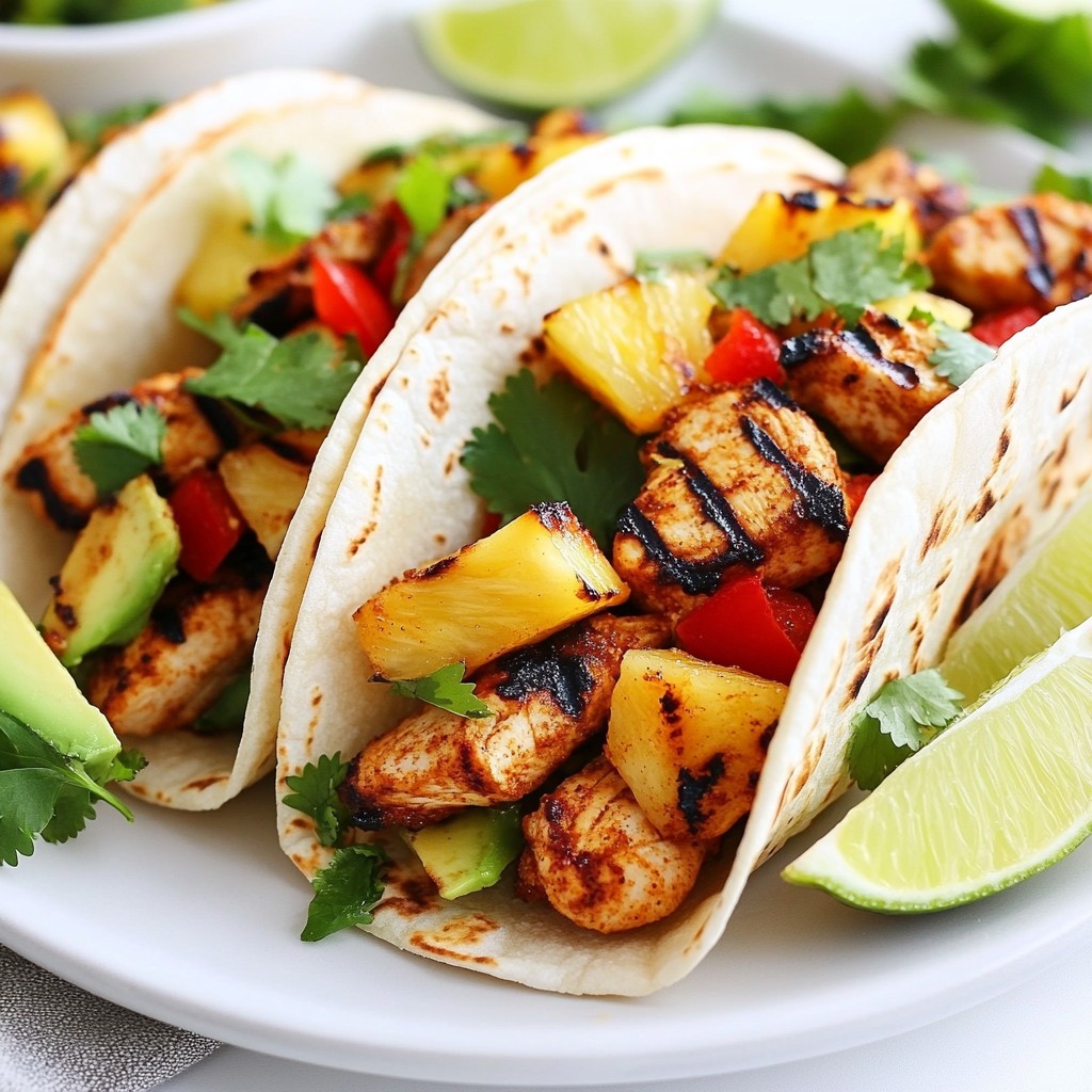 Caribbean Jerk Chicken Tacos Flavorful and Simple Meal