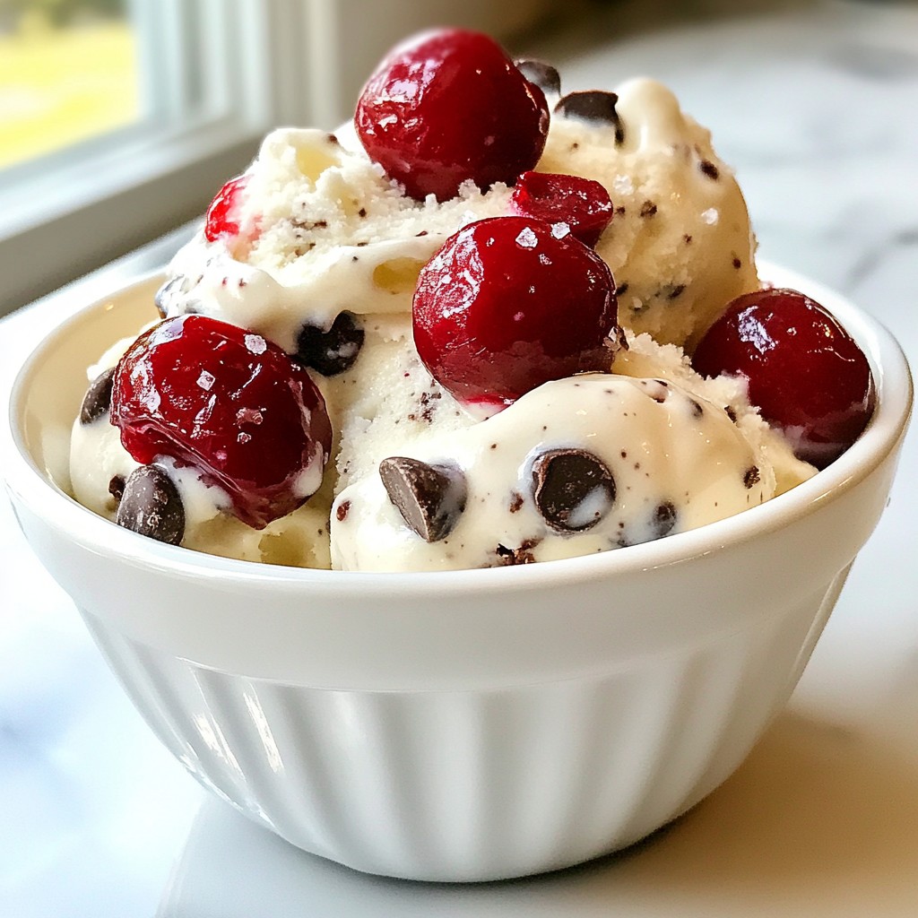 Cherry Chocolate Chip Frozen Yogurt Delightful Recipe