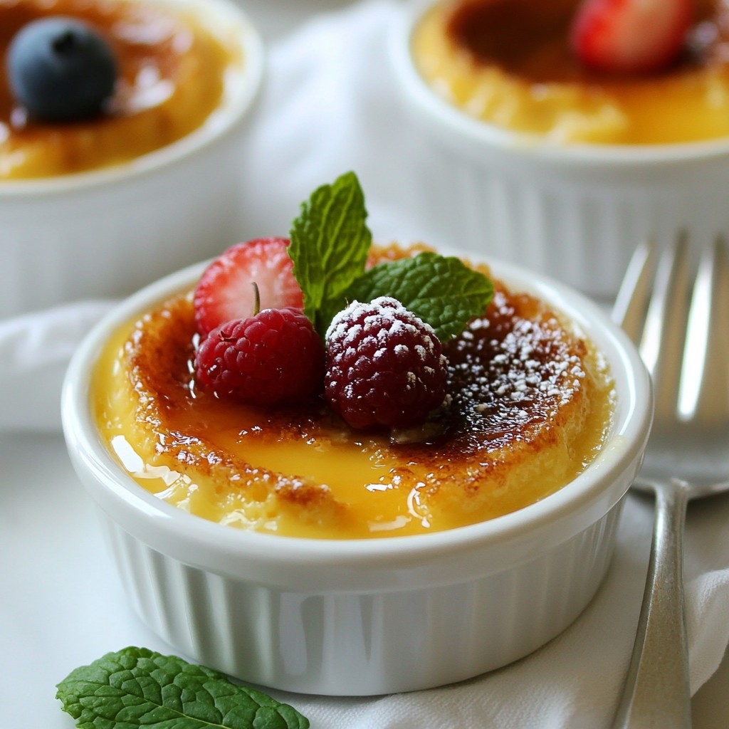 Vanilla Bean Crème Brûlée Divine Dessert Delight