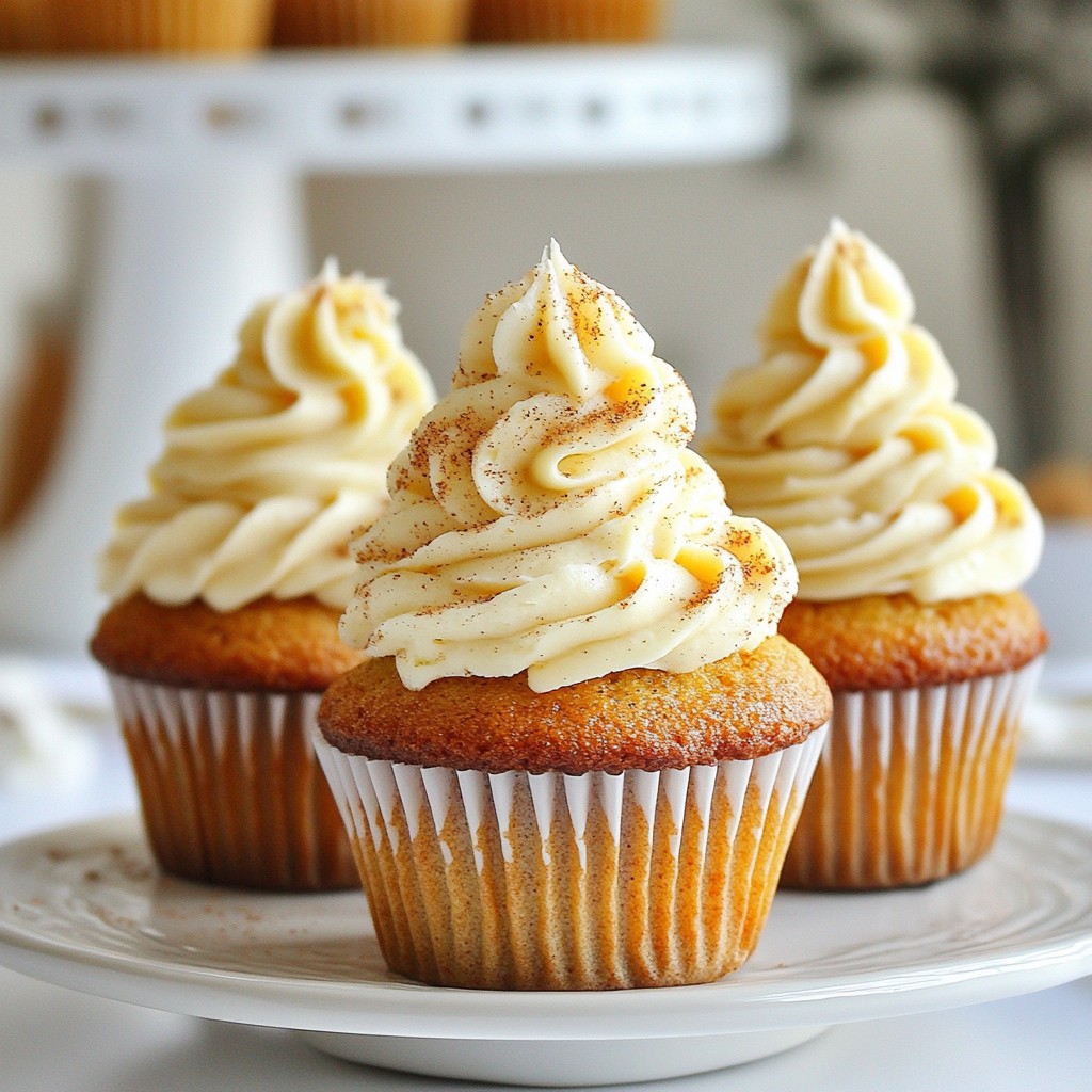 Gingerbread Latte Cupcakes Festive and Flavorful Treat