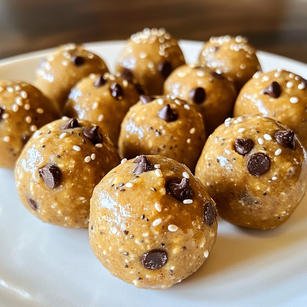 Cookie Dough Protein Bites Delightful and Nutritious