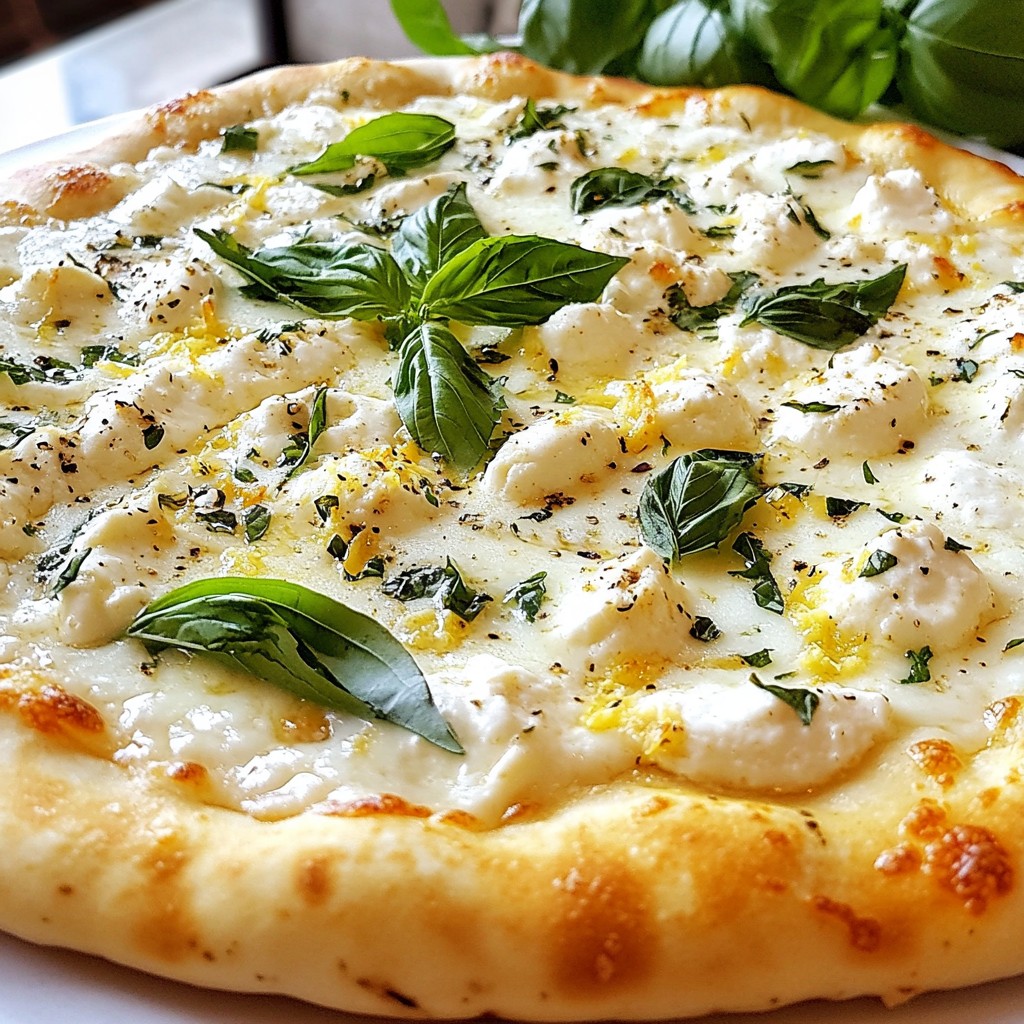 Roasted Garlic White Pizza Flavorful Homemade Delight