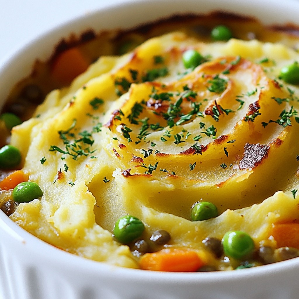 Vegan Lentil Shepherd’s Pie Wholesome and Flavorful Dish