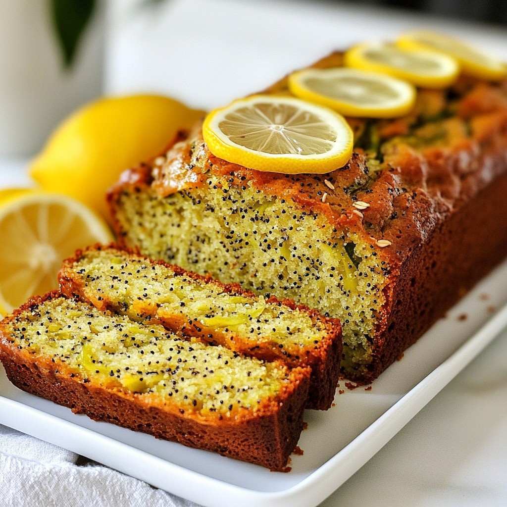Lemon Poppy Seed Zucchini Bread Fresh and Flavorful Way