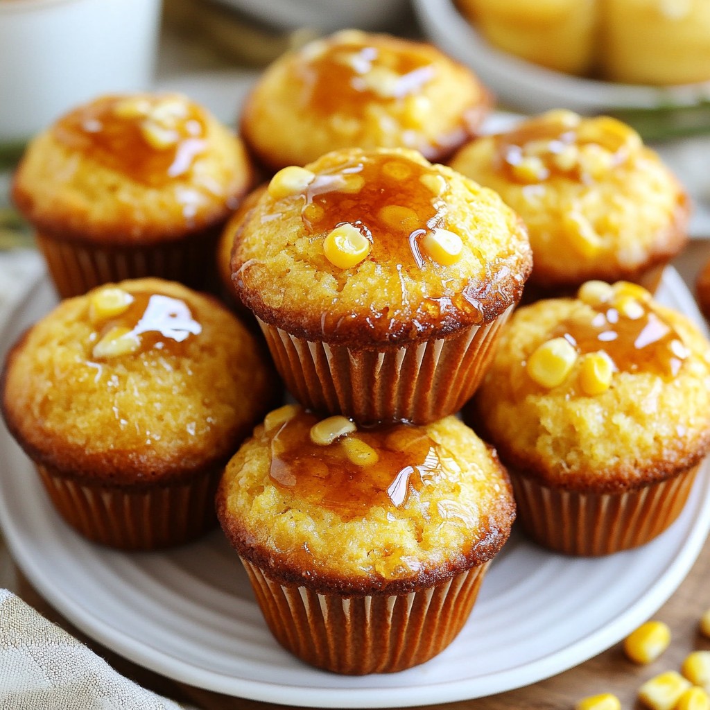 Sweet Honey Cornbread Muffins Delightful and Easy Bake