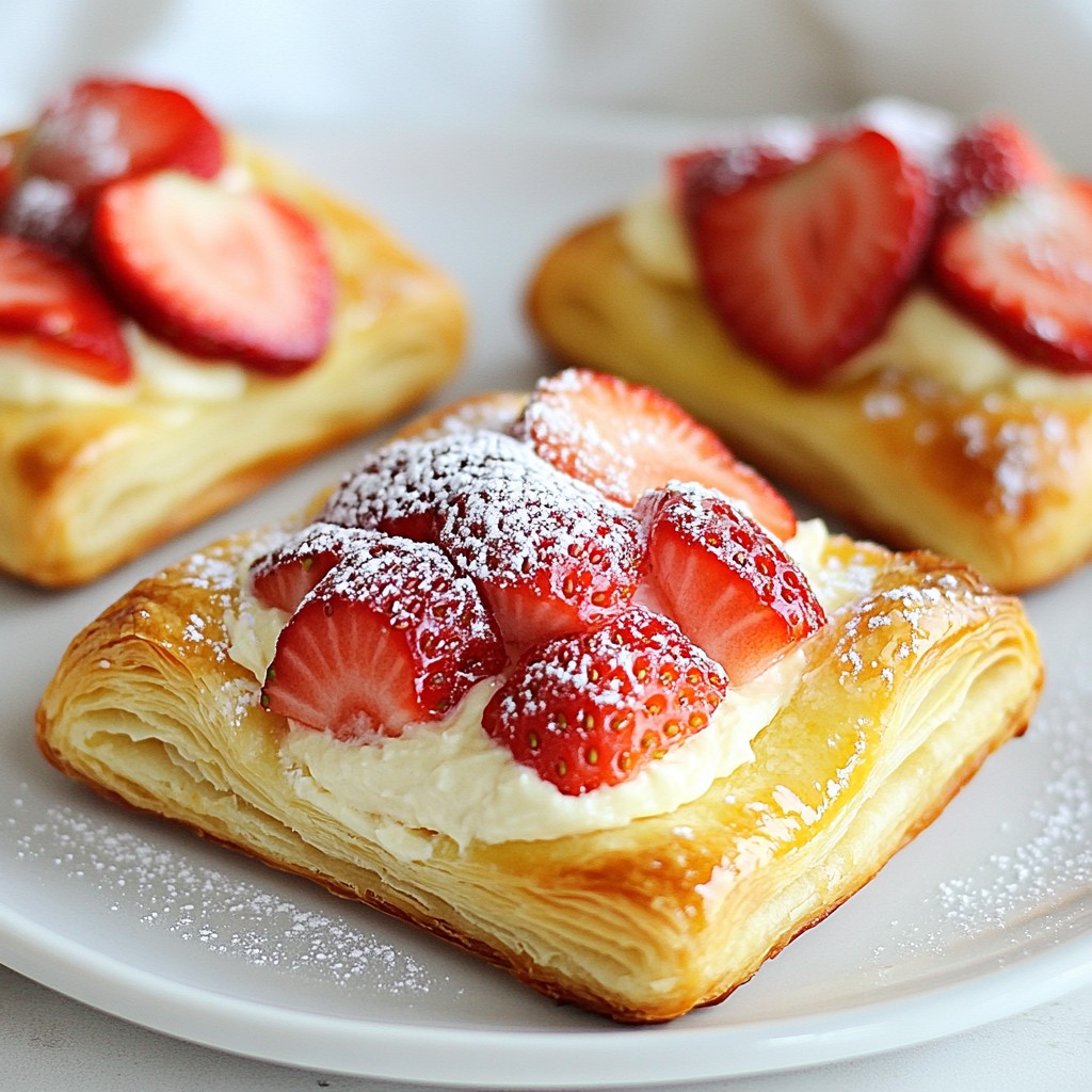 Strawberry Cream Cheese Danish Delightful Pastry Recipe