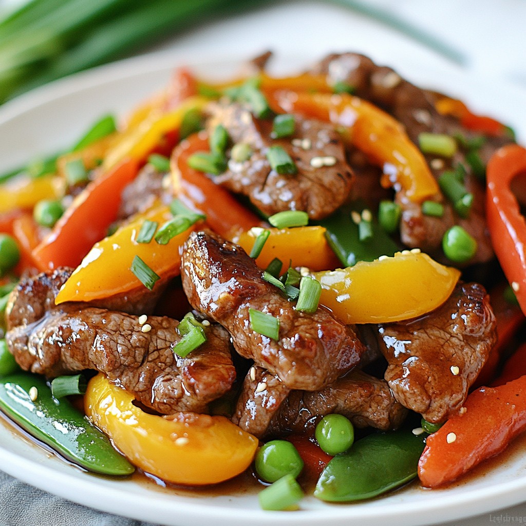 Spicy Orange Beef Stir Fry Flavorful and Quick Dish
