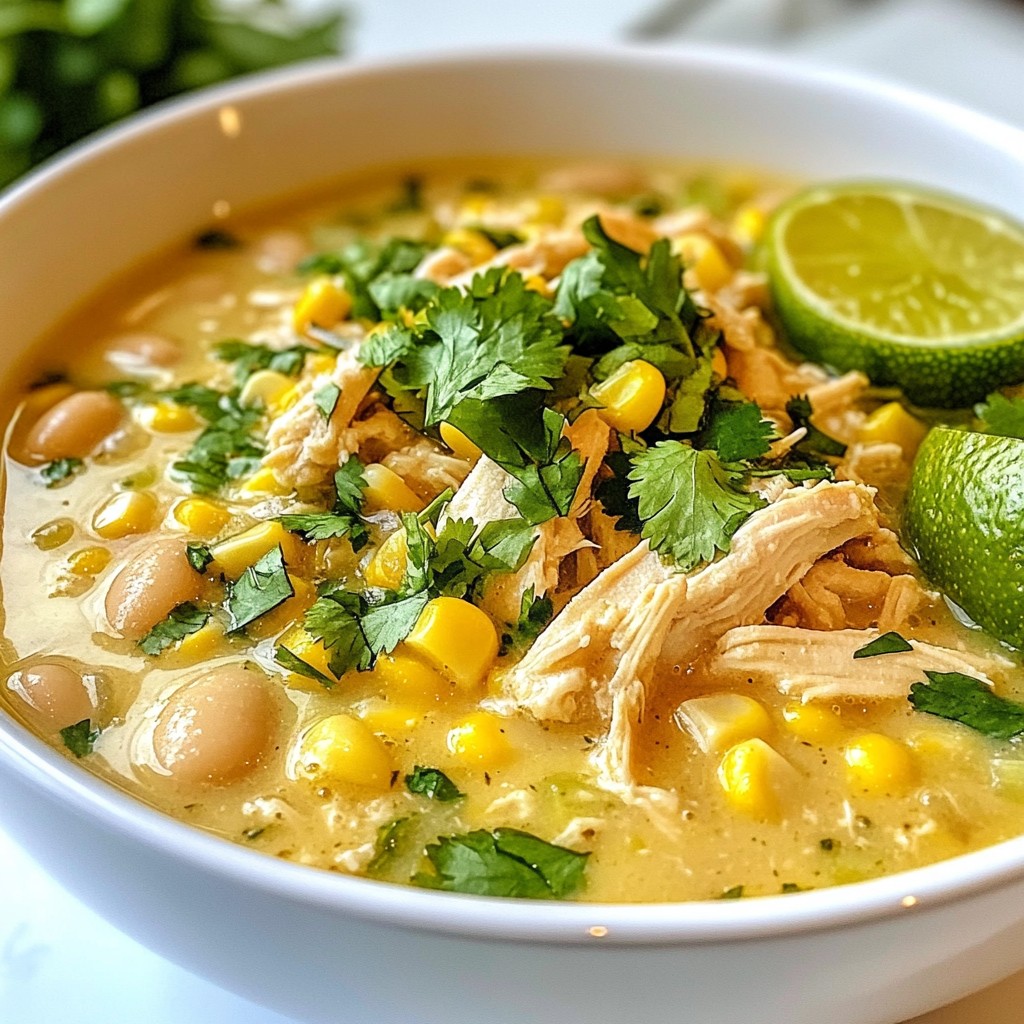 Slow Cooker White Chicken Chili Tasty and Simple Dish
