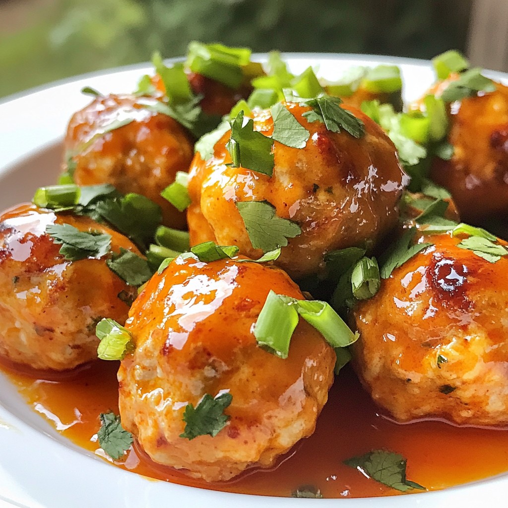 Buffalo Chicken Meatballs Flavorful and Easy Recipe