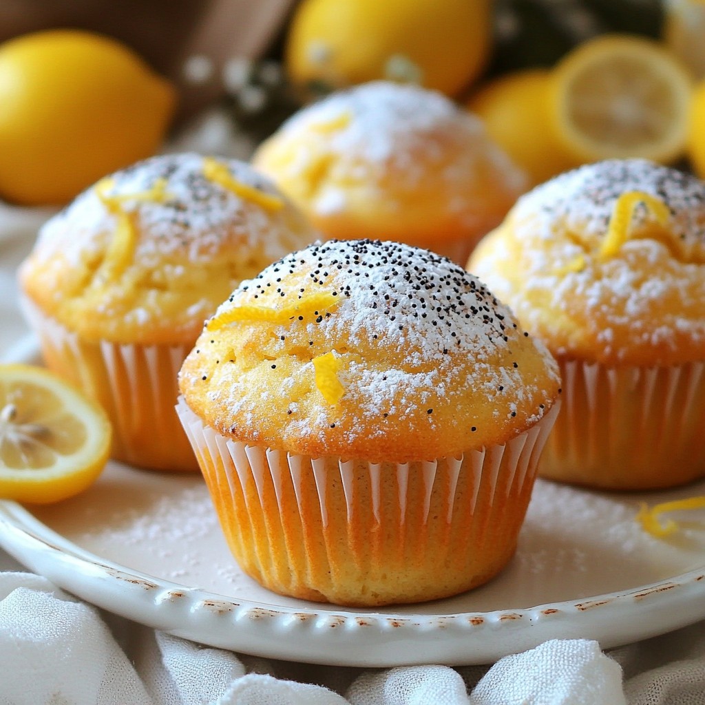 Lemon Poppy Seed Muffins Delightful and Easy Recipe