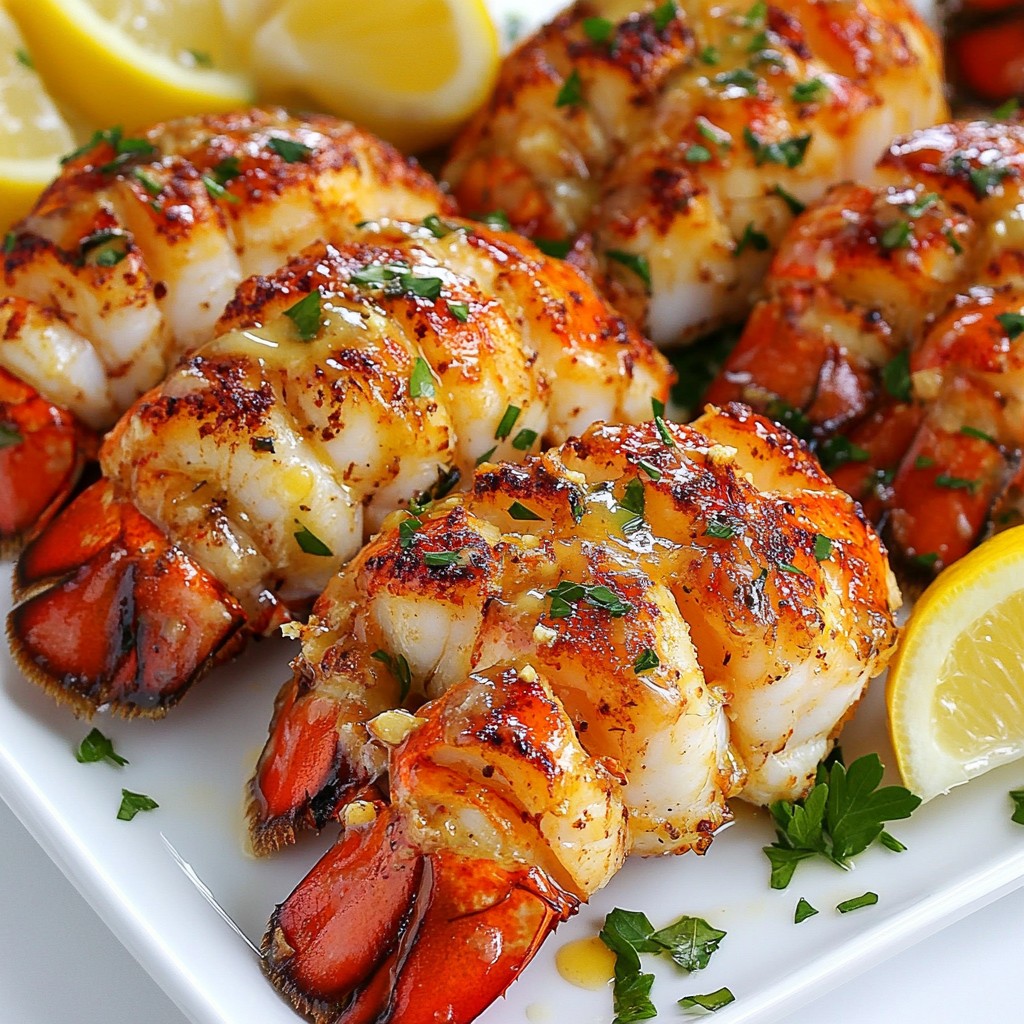 Garlic Butter Lobster Tails Irresistible Flavor Dish