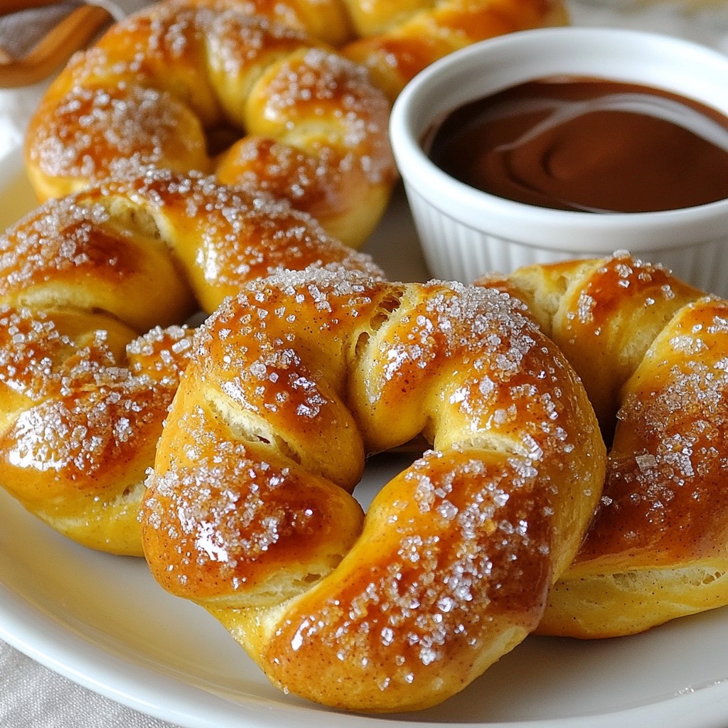Cinnamon Sugar Pretzel Knots Delightful and Easy Recipe