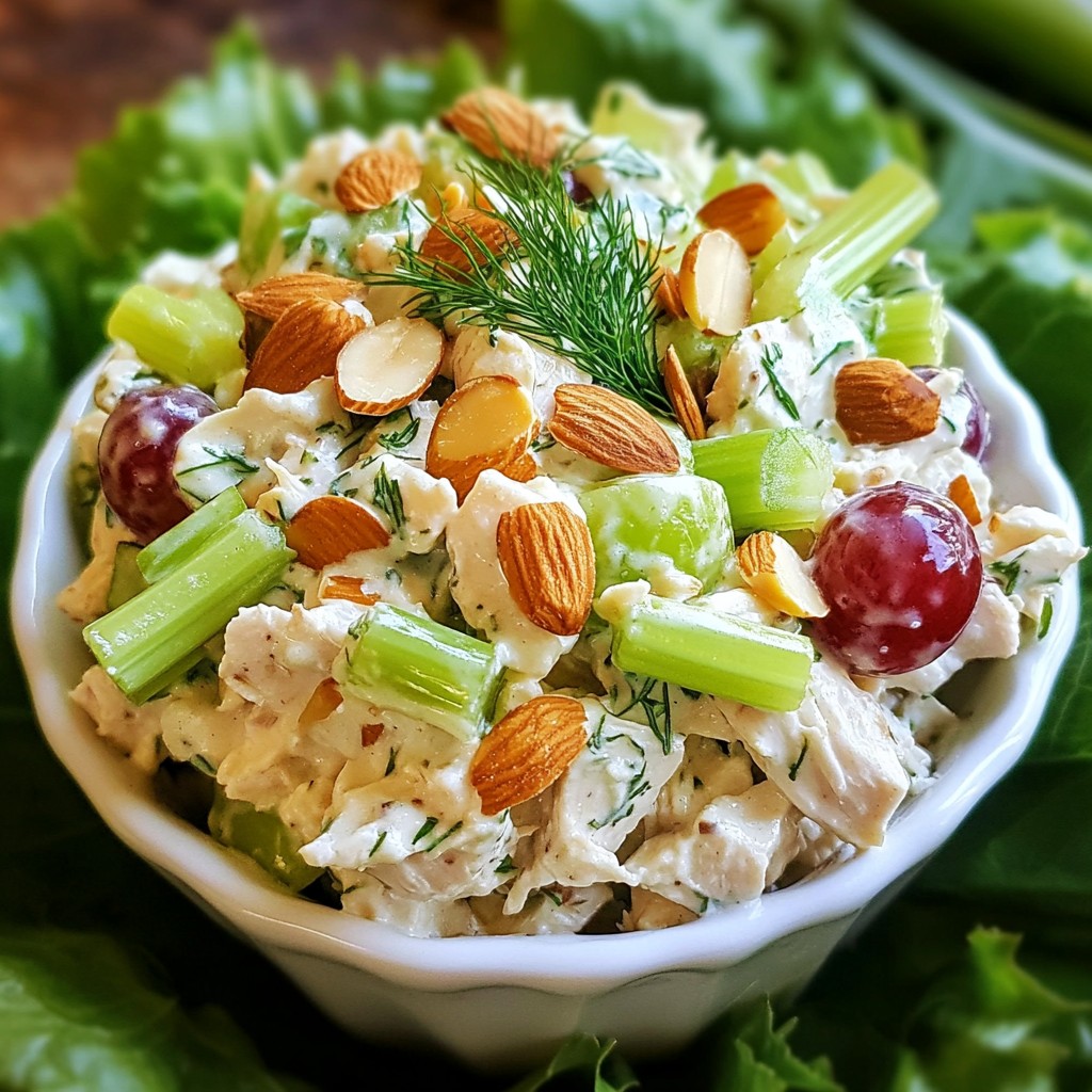 Greek Yogurt Chicken Salad Fresh and Flavorful Dish