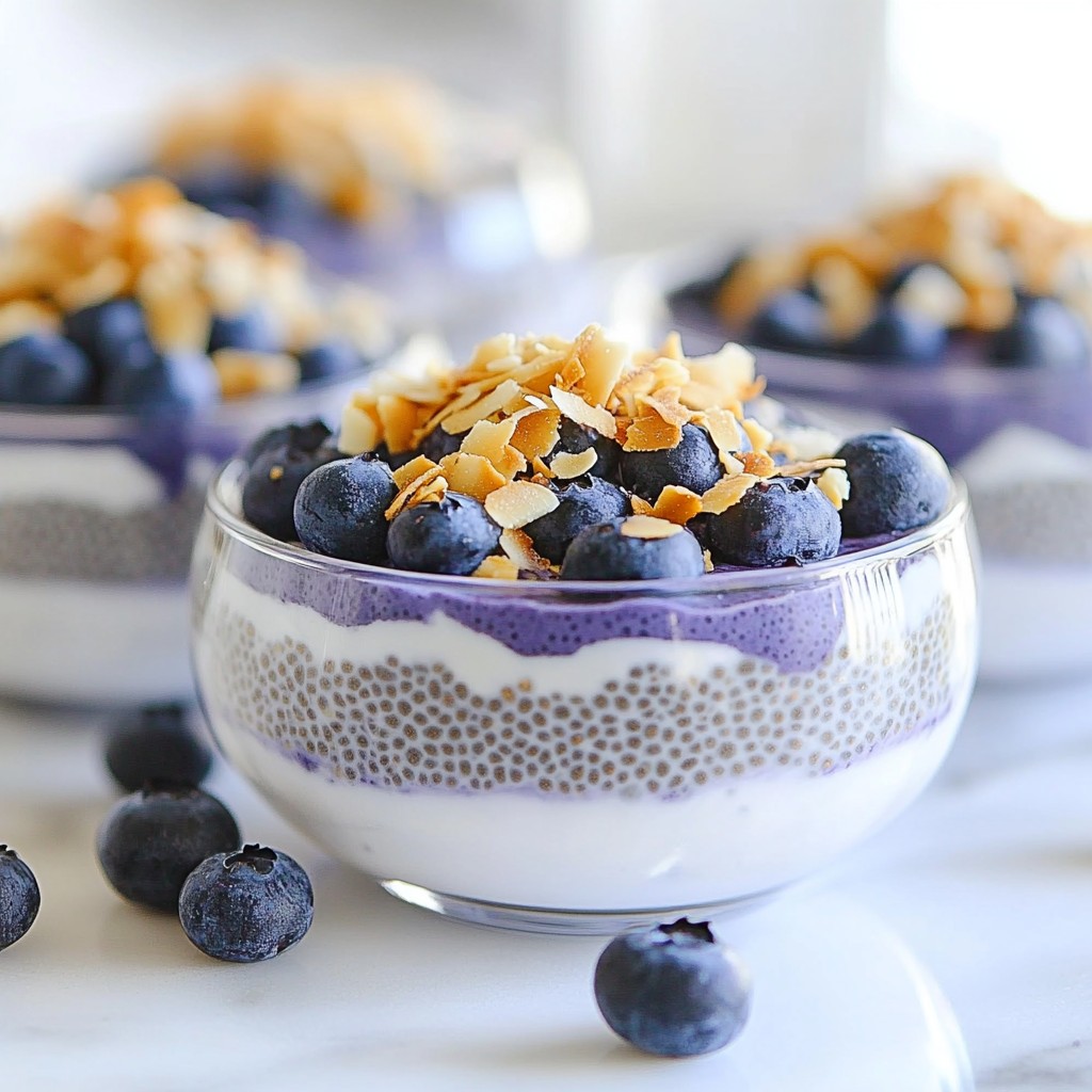 Blueberry Coconut Chia Pudding Delicious and Easy Treat